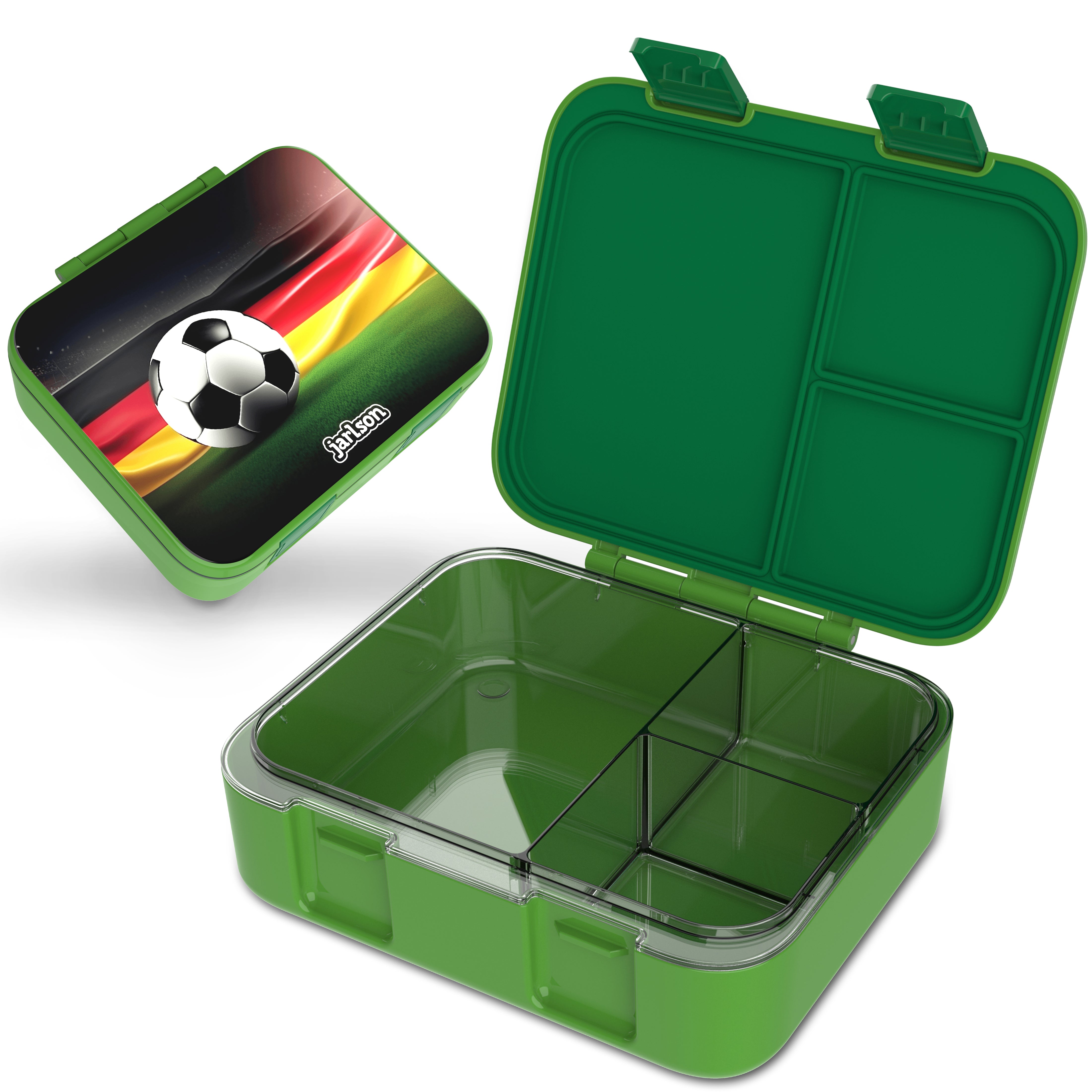 MILI Brotdose für Kinder mit 3 Fächern - Bento Box auslaufsicher