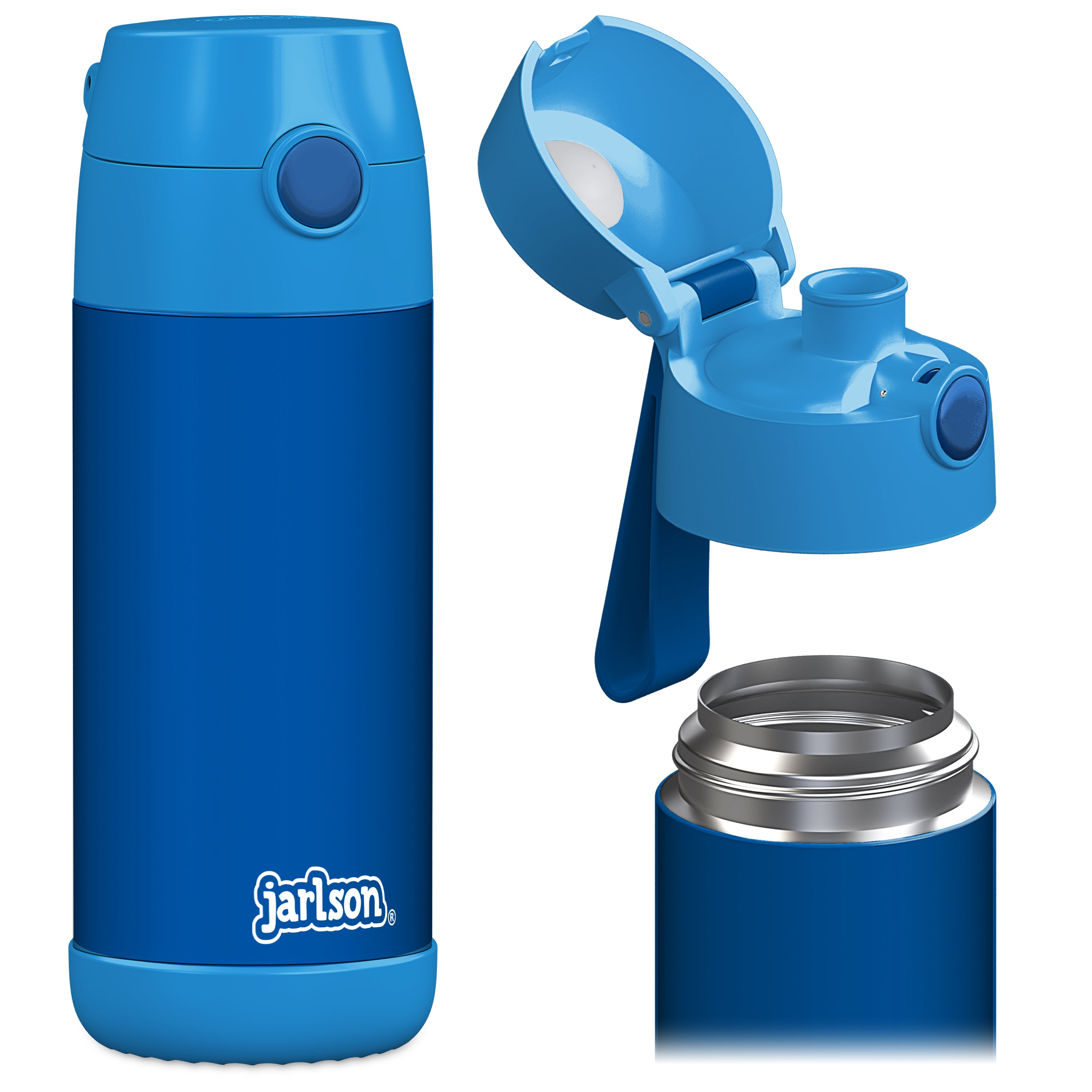 MALI Trinkflasche Edelstahl für Kinder mit Trinkausguss