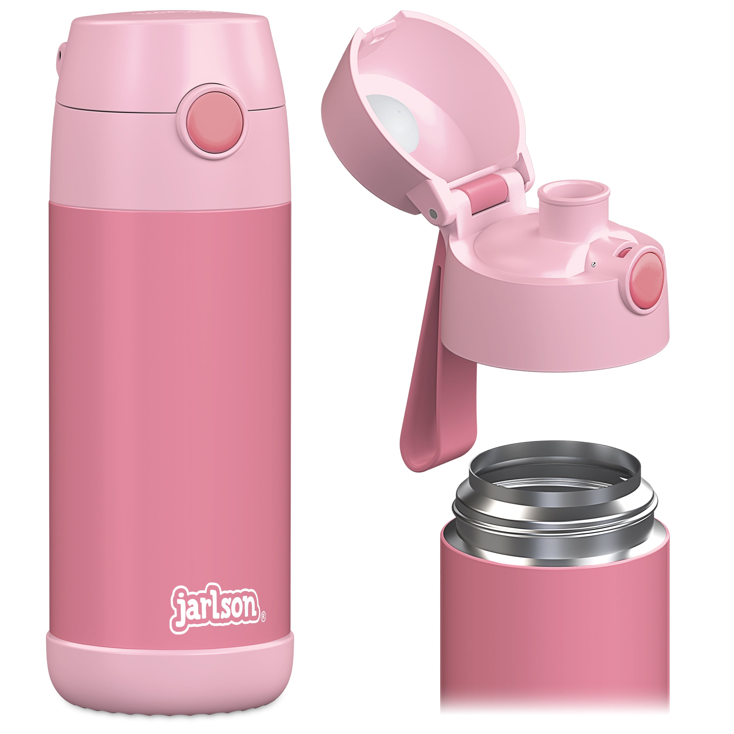 MALI Trinkflasche Edelstahl für Kinder mit Trinkausguss