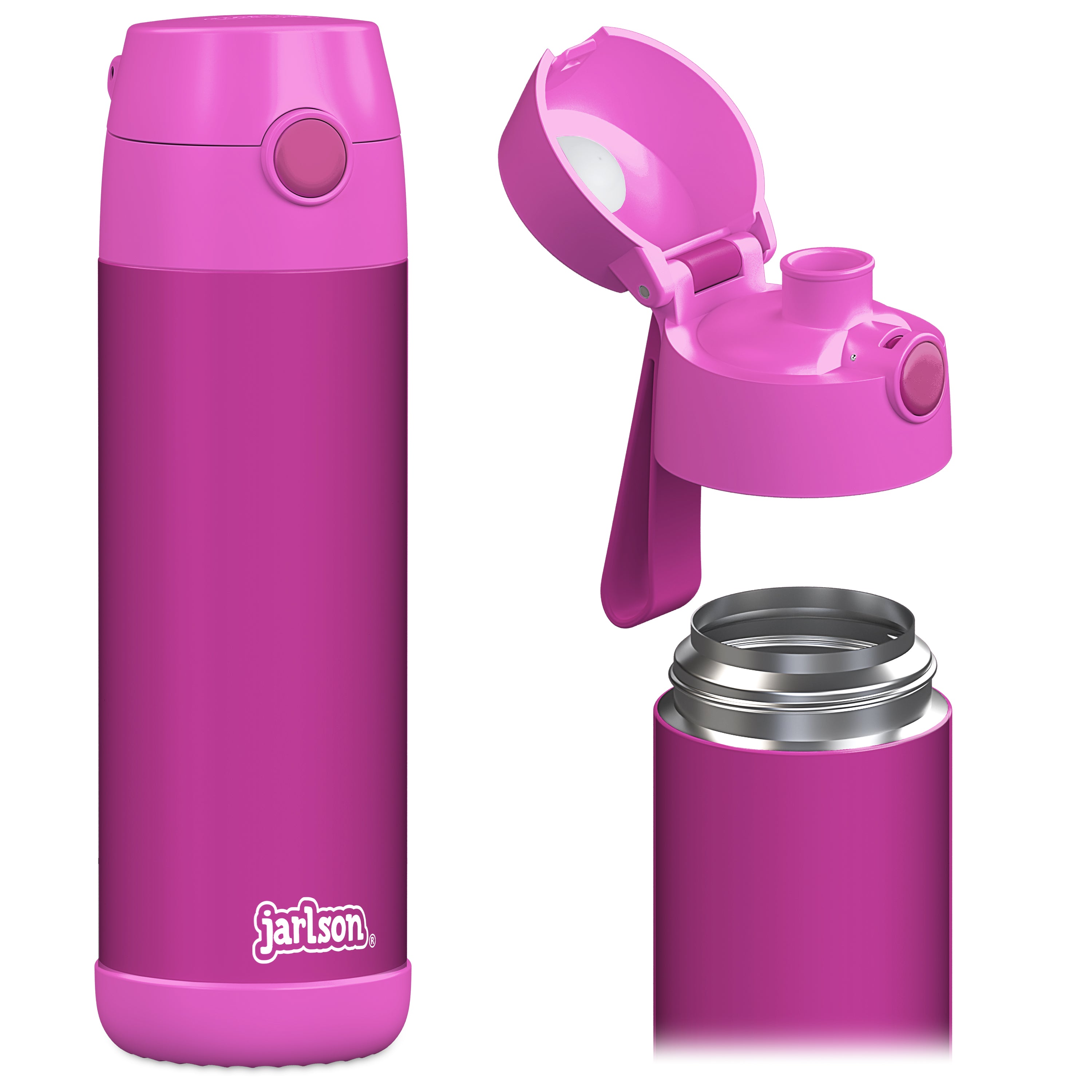 MALI Trinkflasche Edelstahl für Kinder mit Trinkausguss