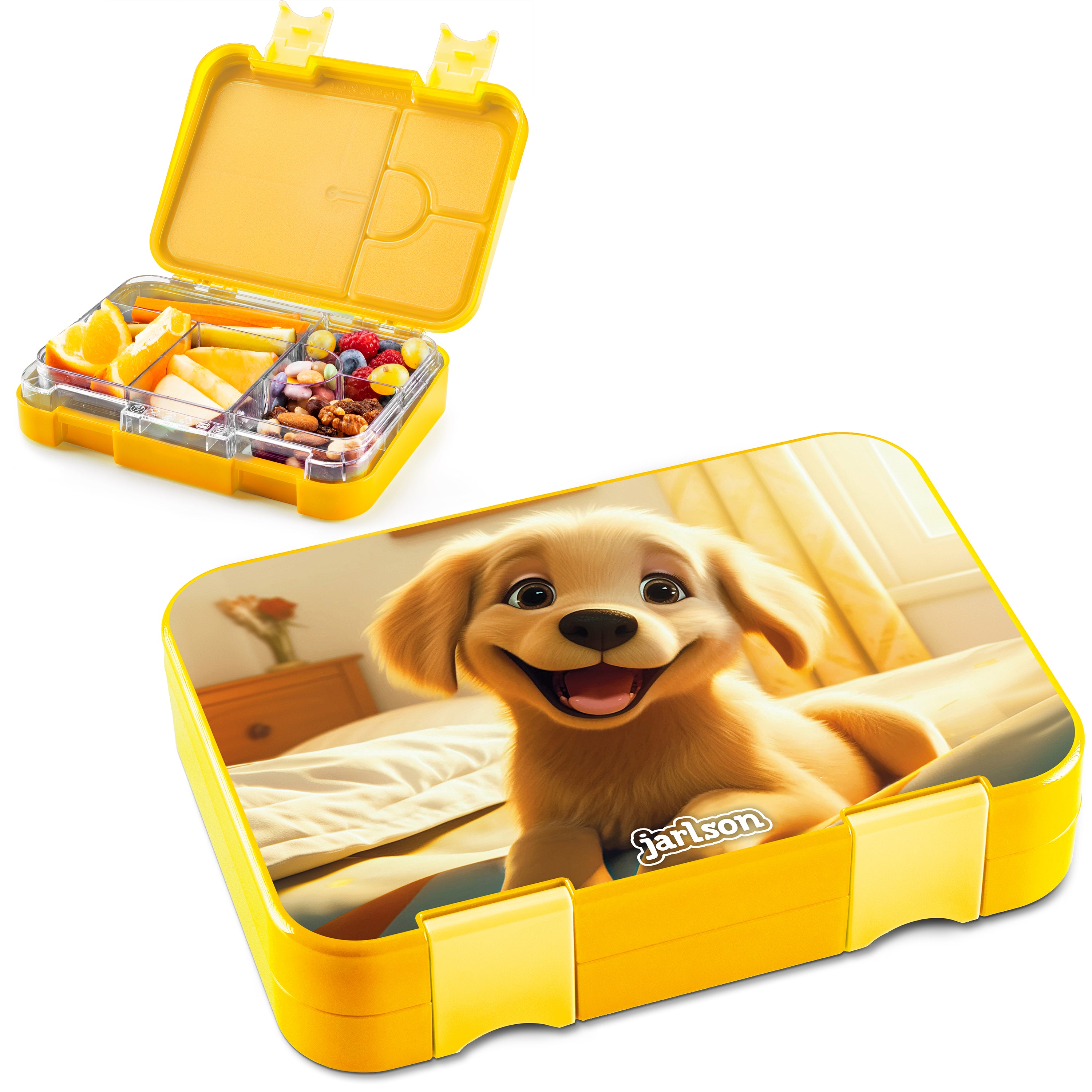 TONI Brotdose für Kinder mit 6 Fächern - Bento Box auslaufsicher