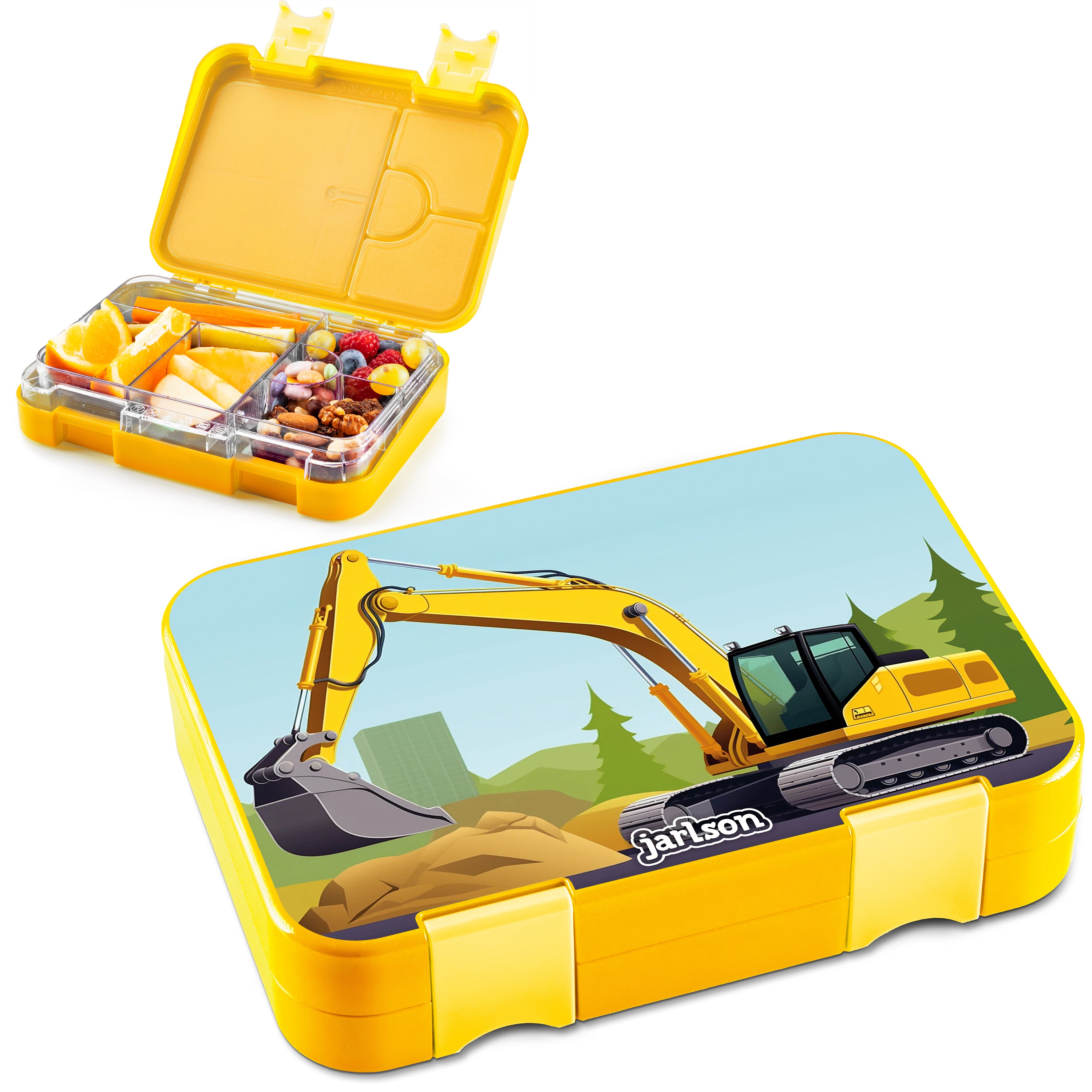 TONI Brotdose für Kinder mit 6 Fächern - Bento Box auslaufsicher