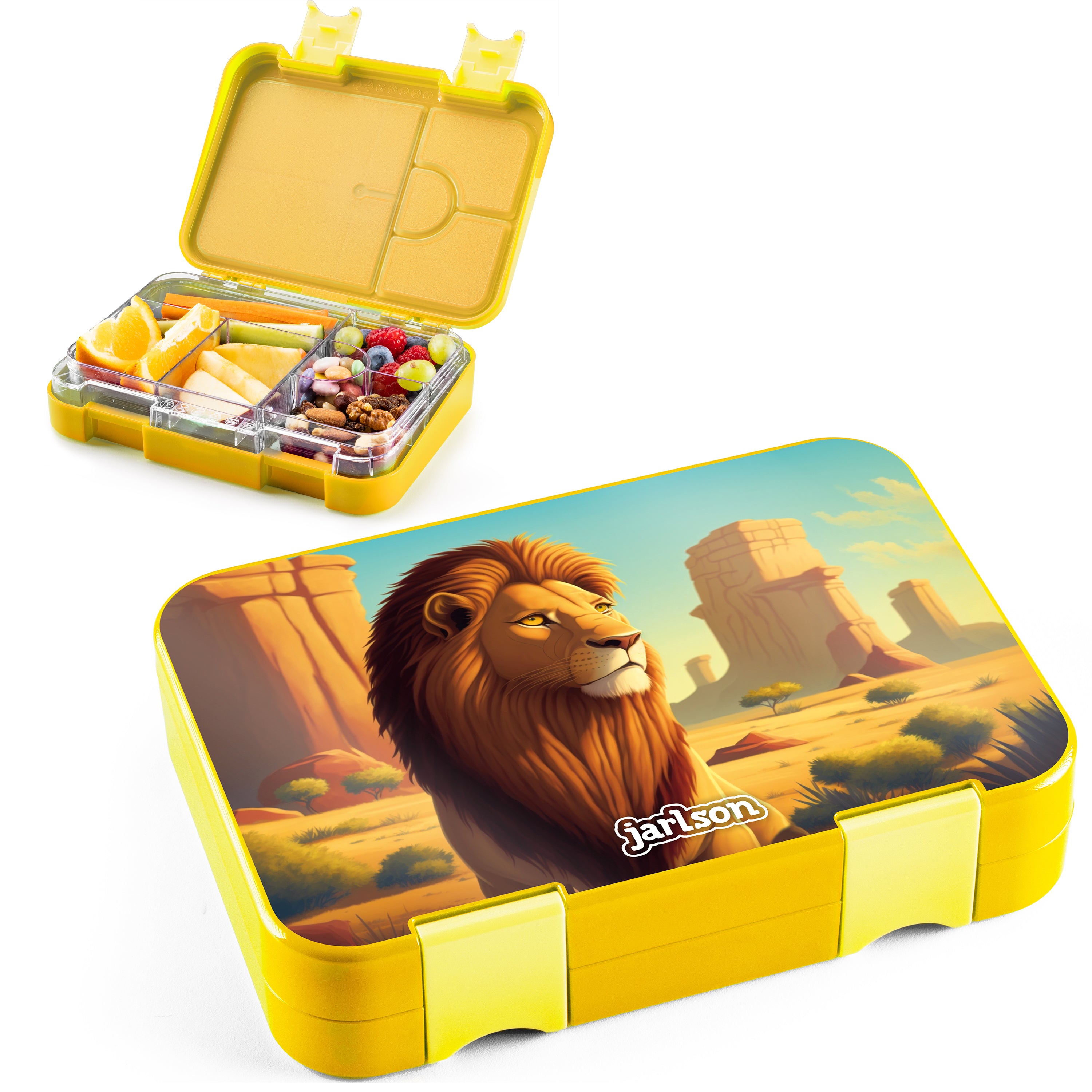 TONI Brotdose für Kinder mit 6 Fächern - Bento Box auslaufsicher