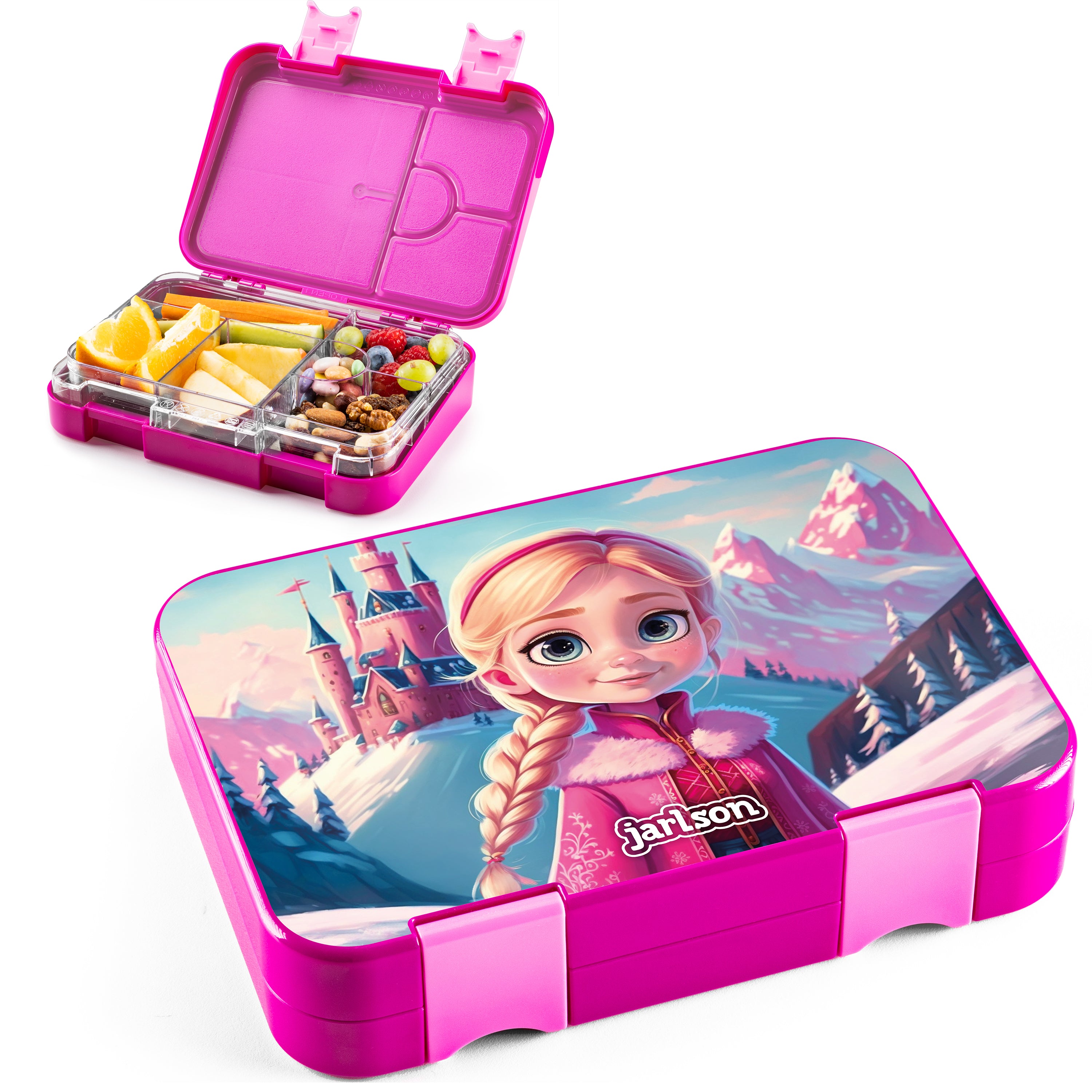 TONI Brotdose für Kinder mit 6 Fächern - Bento Box auslaufsicher