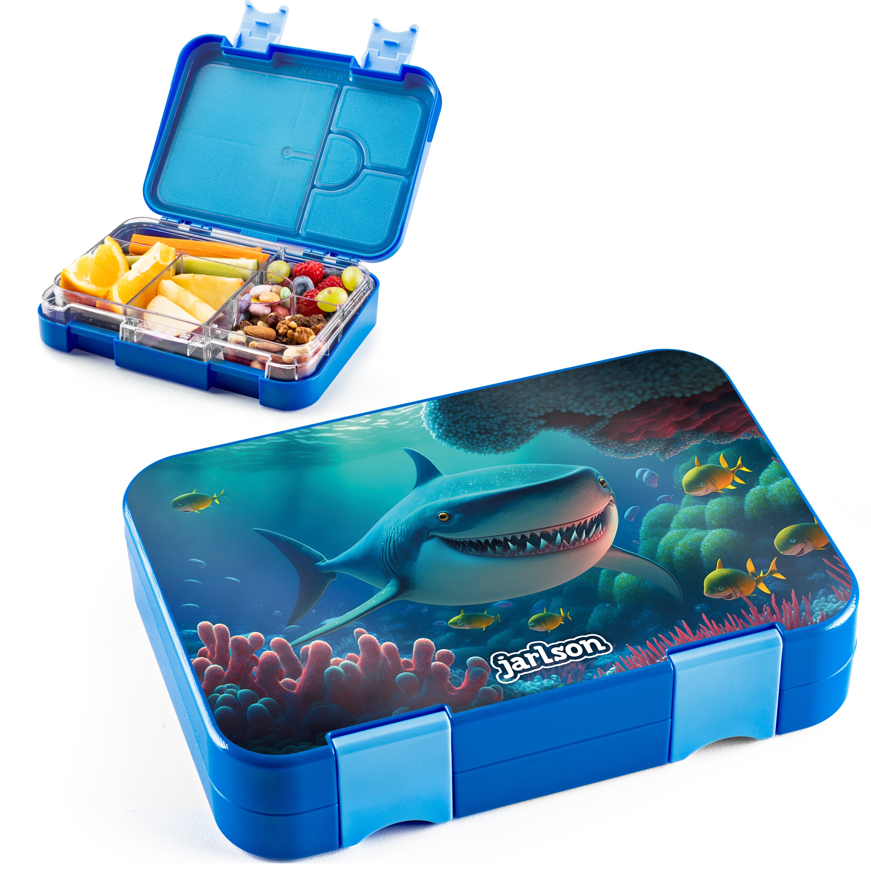 TONI Brotdose für Kinder mit 6 Fächern - Bento Box auslaufsicher