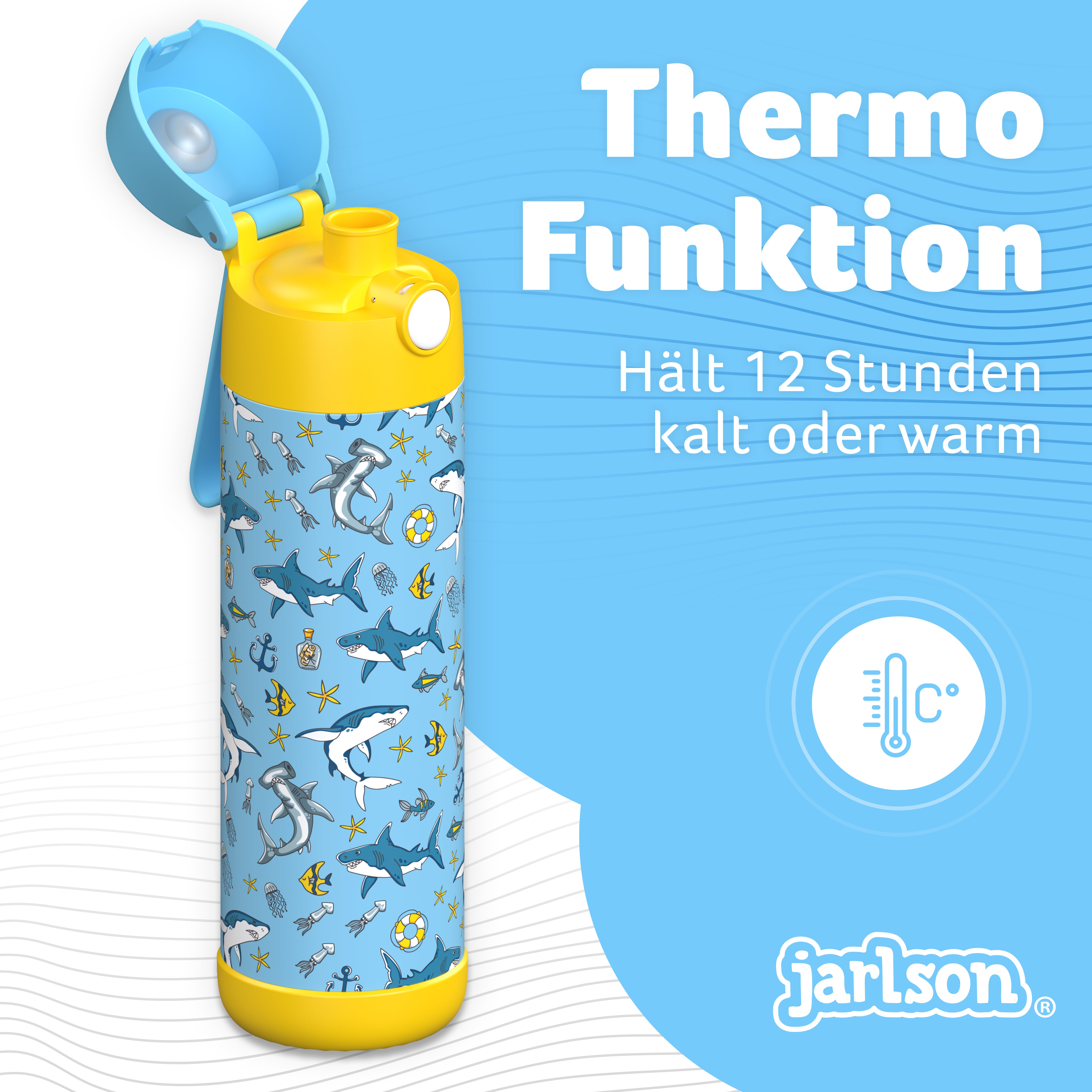 MALI Trinkflasche Edelstahl für Kinder mit Trinkausguss