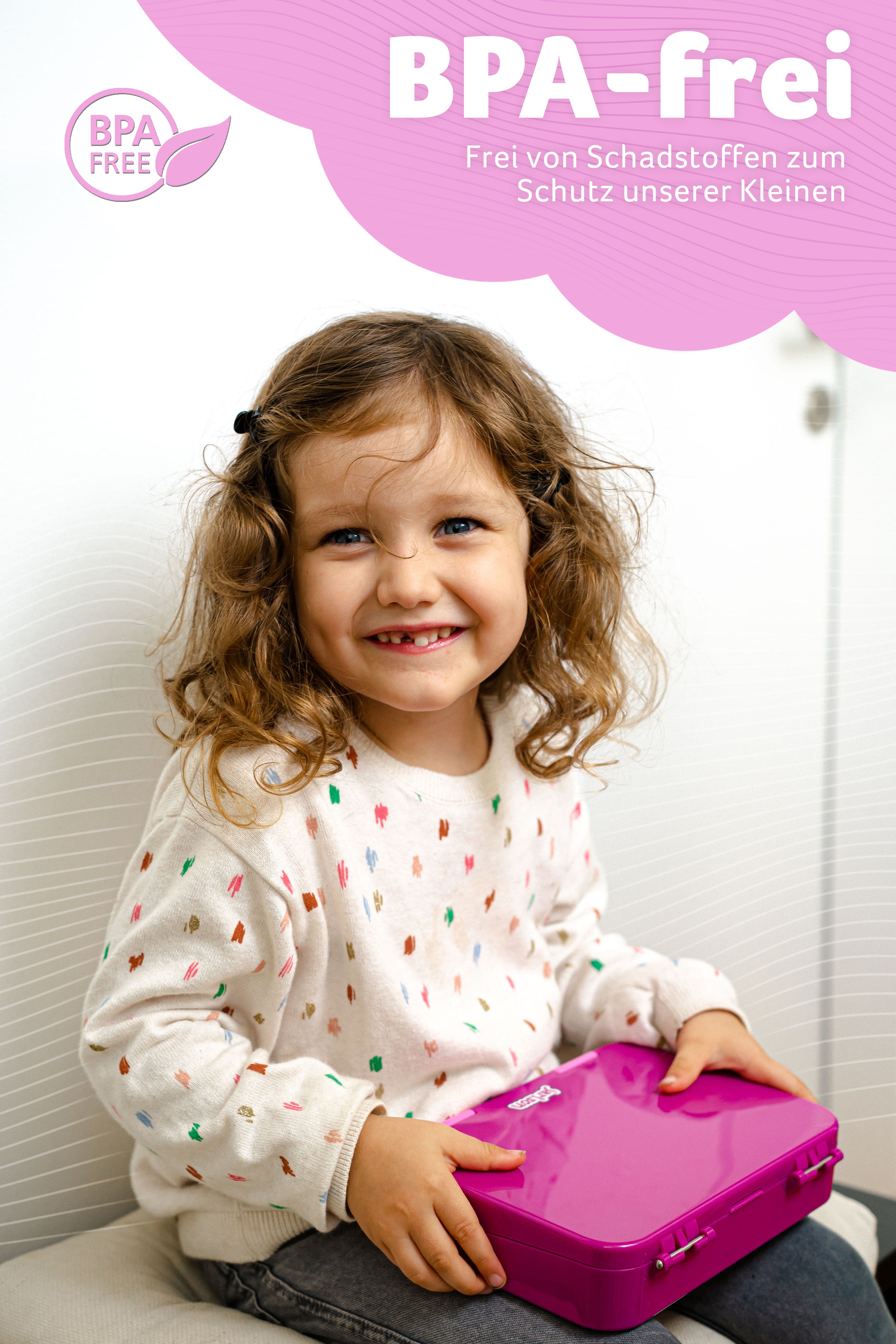 TONI Brotdose für Kinder mit 6 Fächern - Bento Box auslaufsicher