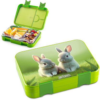 TONI Brotdose für Kinder mit 6 Fächern - Bento Box auslaufsicher