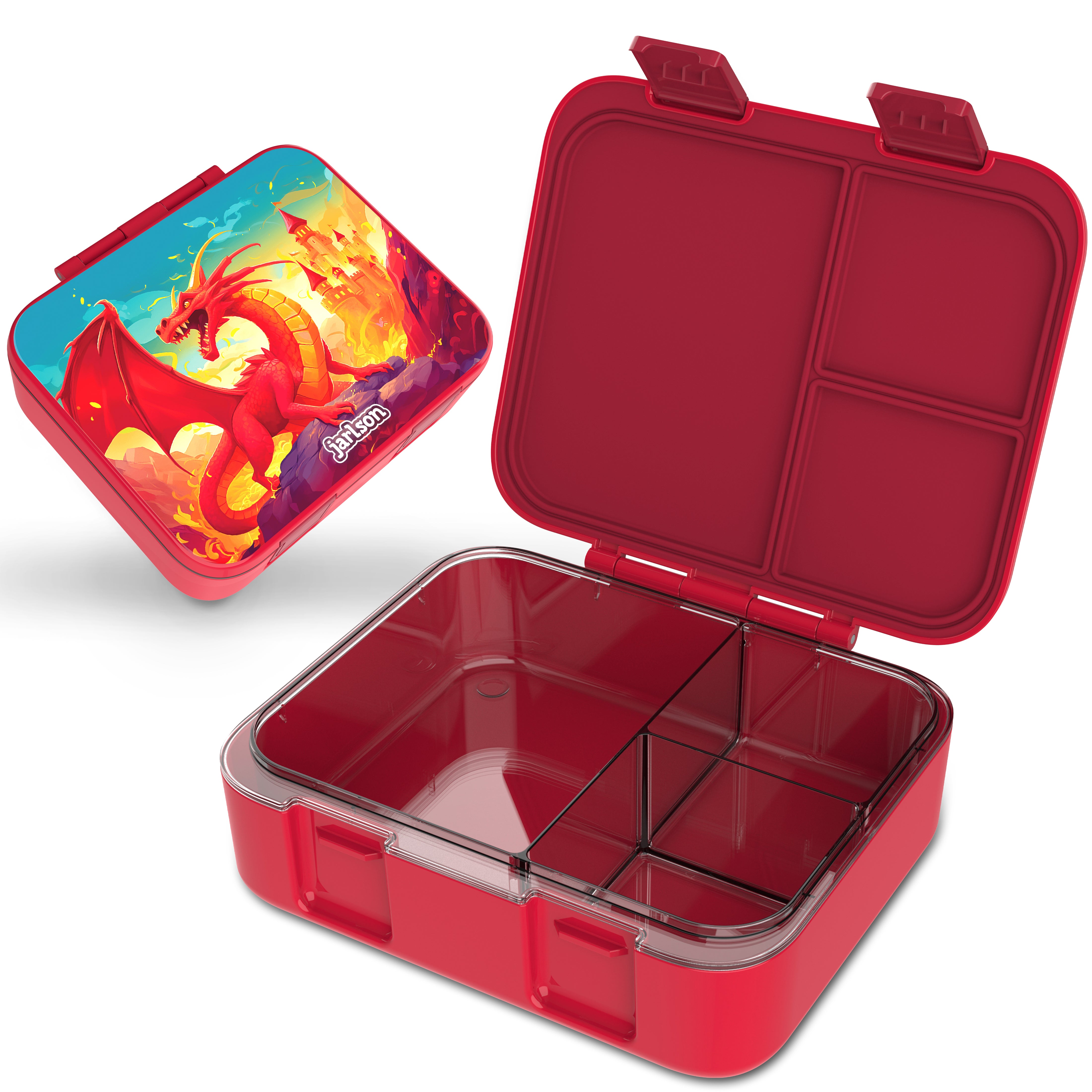 MILI Brotdose für Kinder mit 3 Fächern - Bento Box auslaufsicher