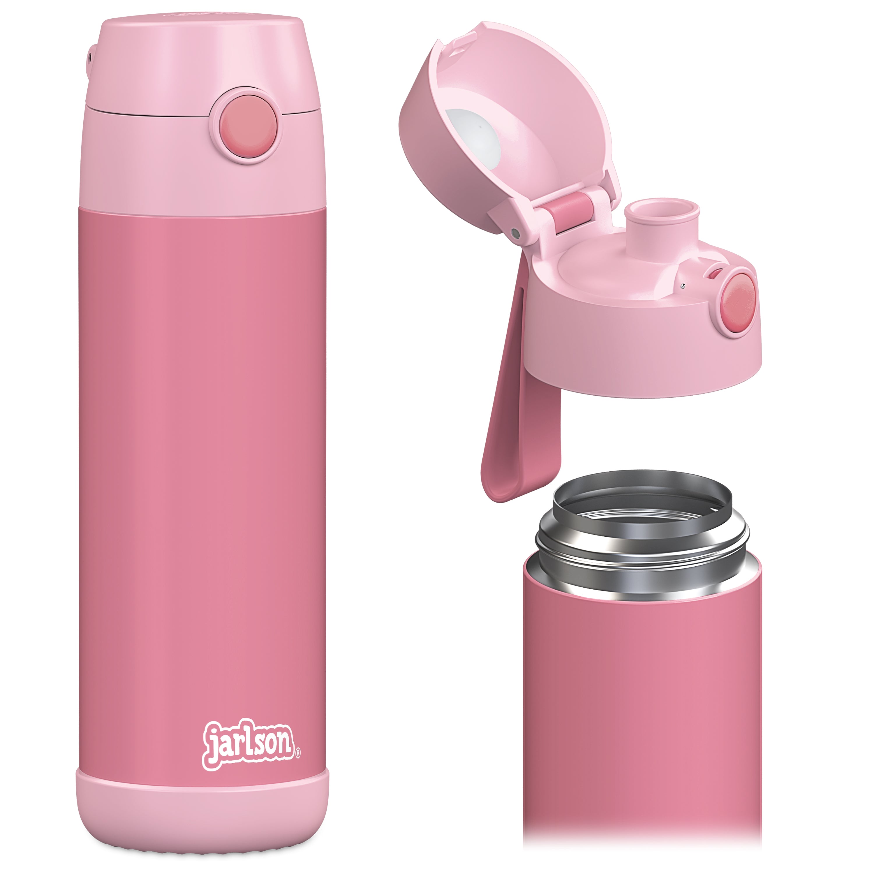 MALI Trinkflasche Edelstahl für Kinder mit Trinkausguss