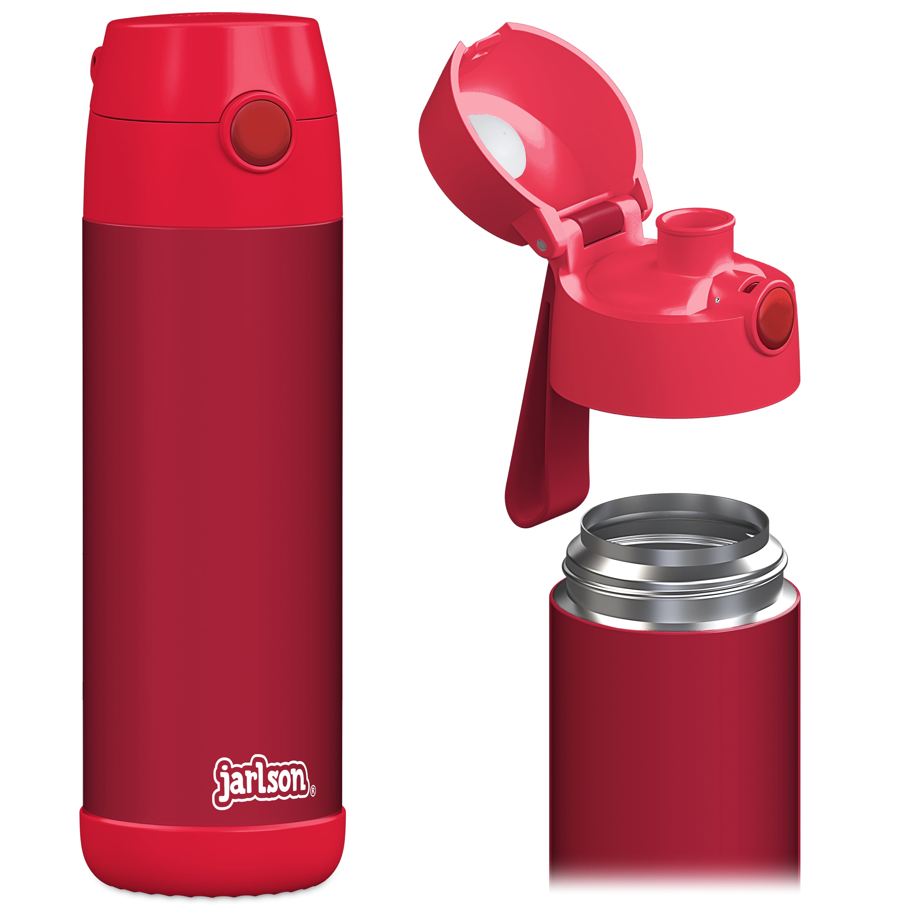 MALI Trinkflasche Edelstahl für Kinder mit Trinkausguss