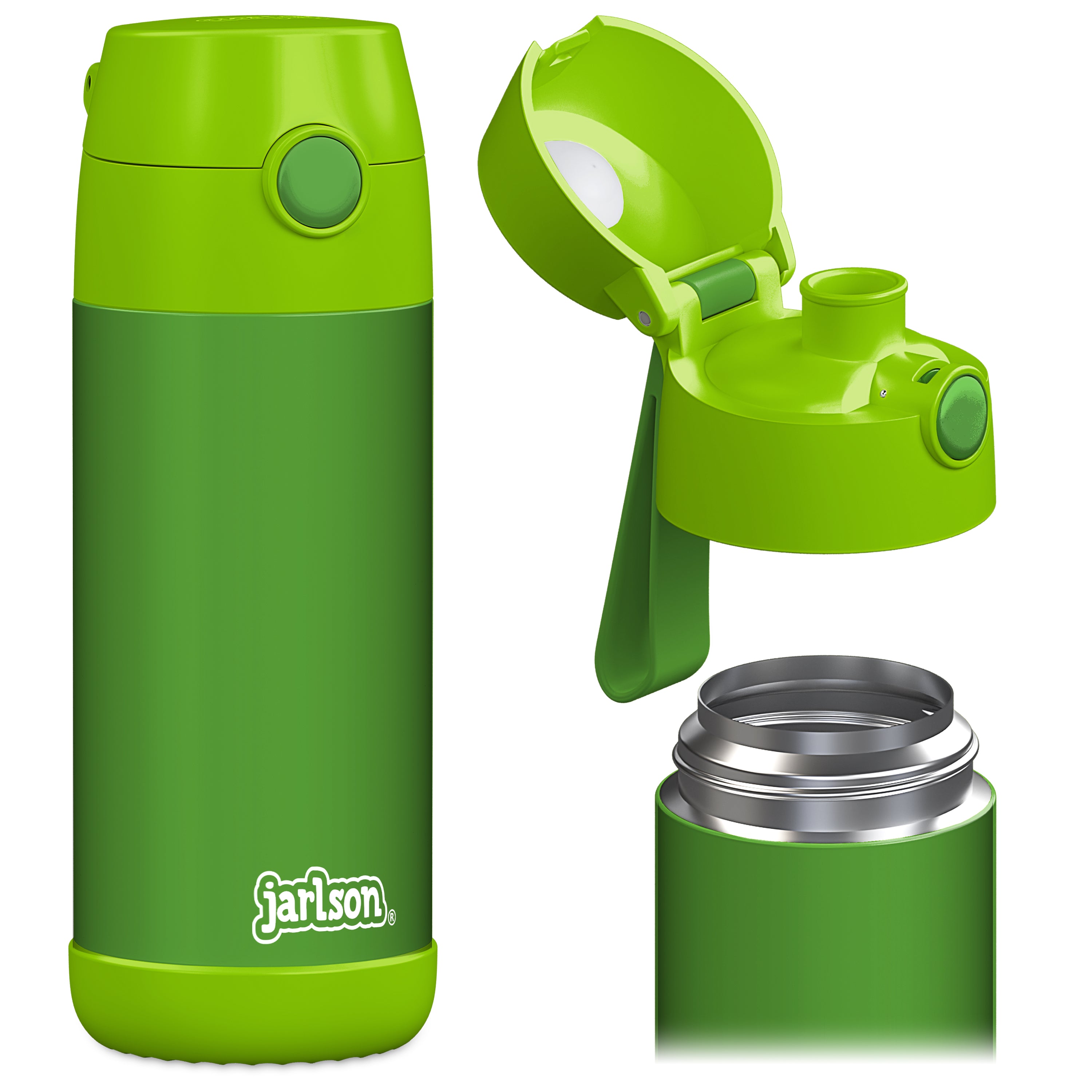 MALI Trinkflasche Edelstahl für Kinder mit Trinkausguss