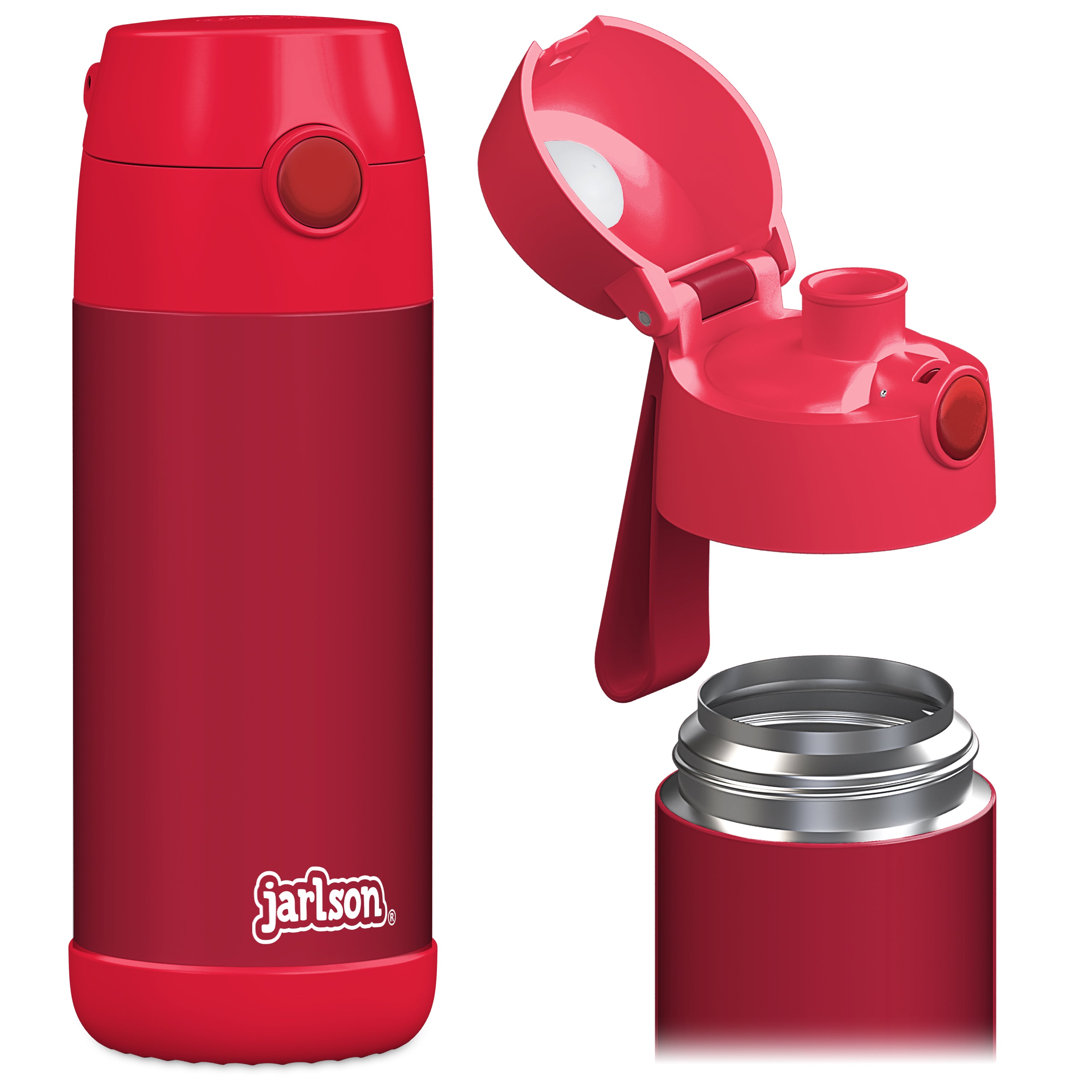 MALI Trinkflasche Edelstahl für Kinder mit Trinkausguss