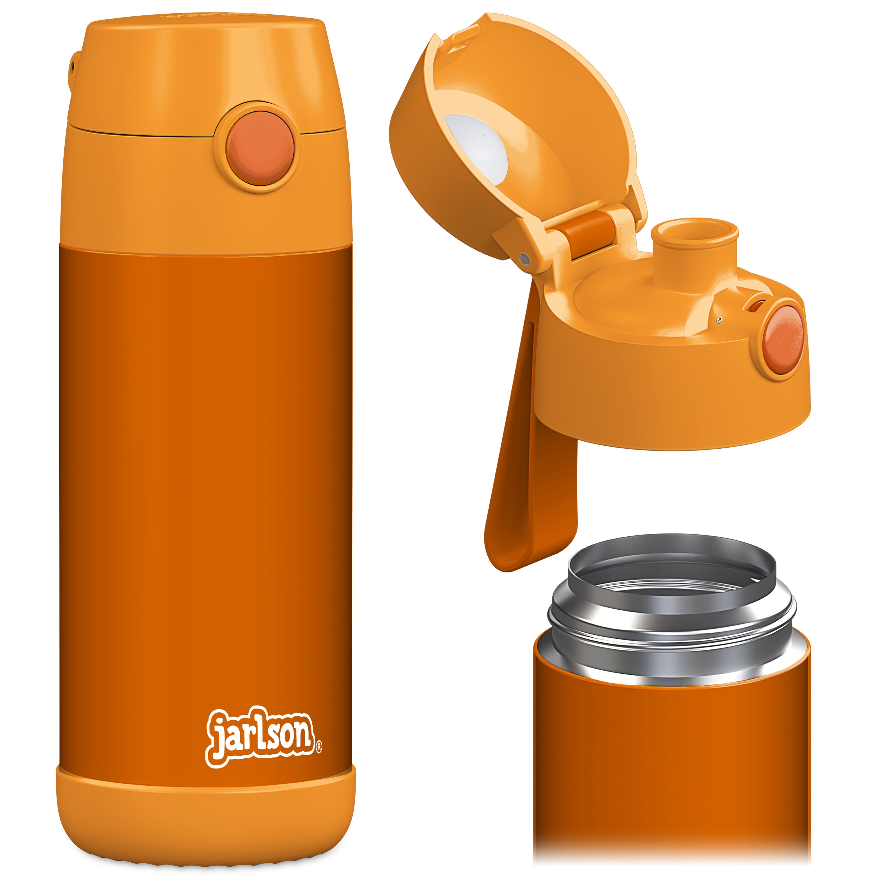 MALI Trinkflasche Edelstahl für Kinder mit Trinkausguss