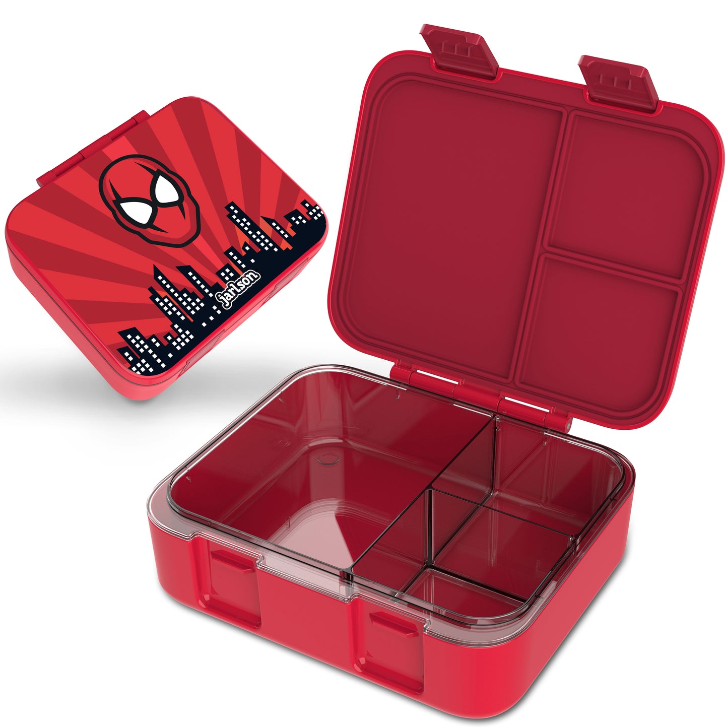 MILI Brotdose für Kinder mit 3 Fächern - Bento Box auslaufsicher