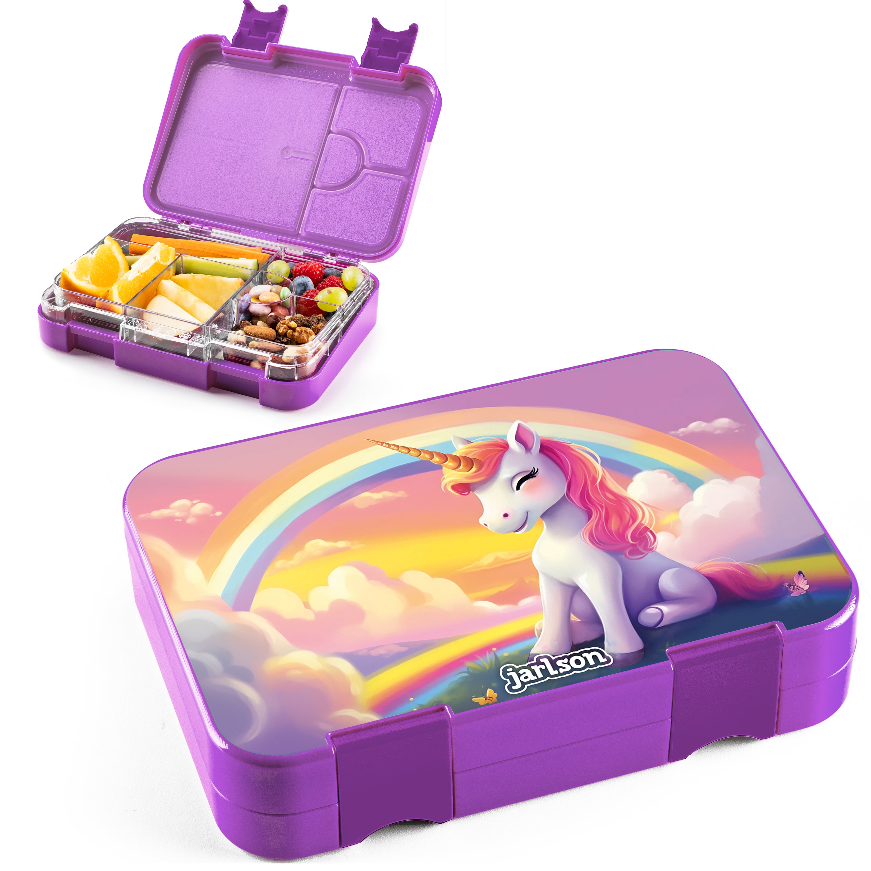 TONI Brotdose für Kinder mit 6 Fächern - Bento Box auslaufsicher