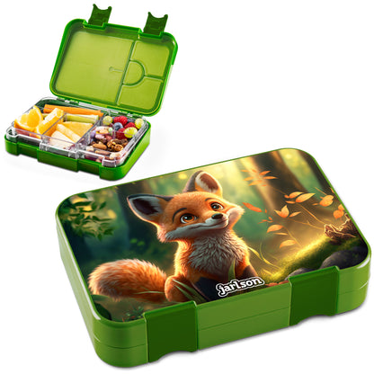 TONI Brotdose für Kinder mit 6 Fächern - Bento Box auslaufsicher