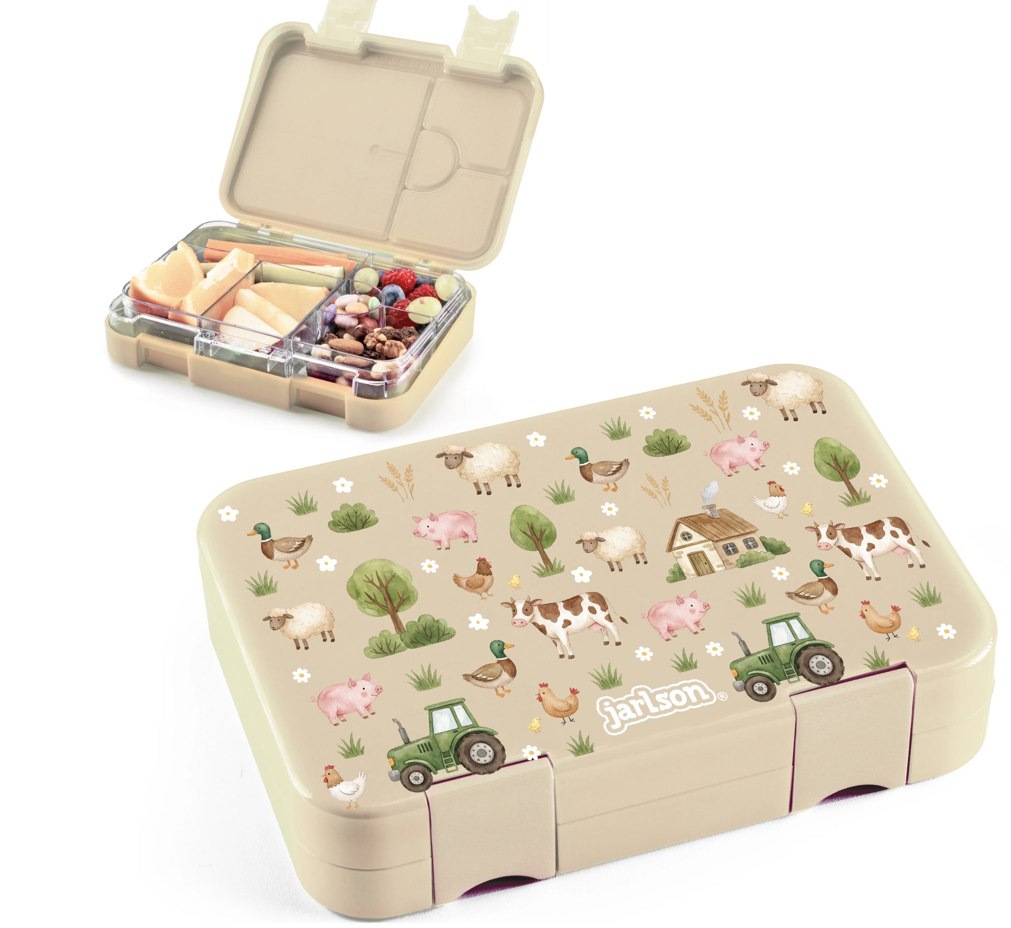 TONI Lunchbox for children with 6 compartments - Leakproof Bento Box
