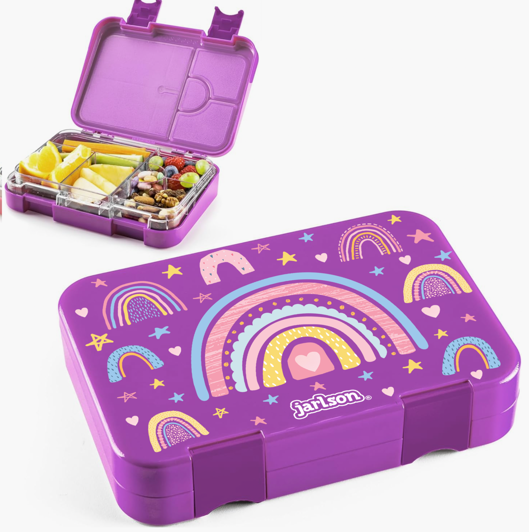 TONI Brotdose für Kinder mit 6 Fächern - Bento Box auslaufsicher