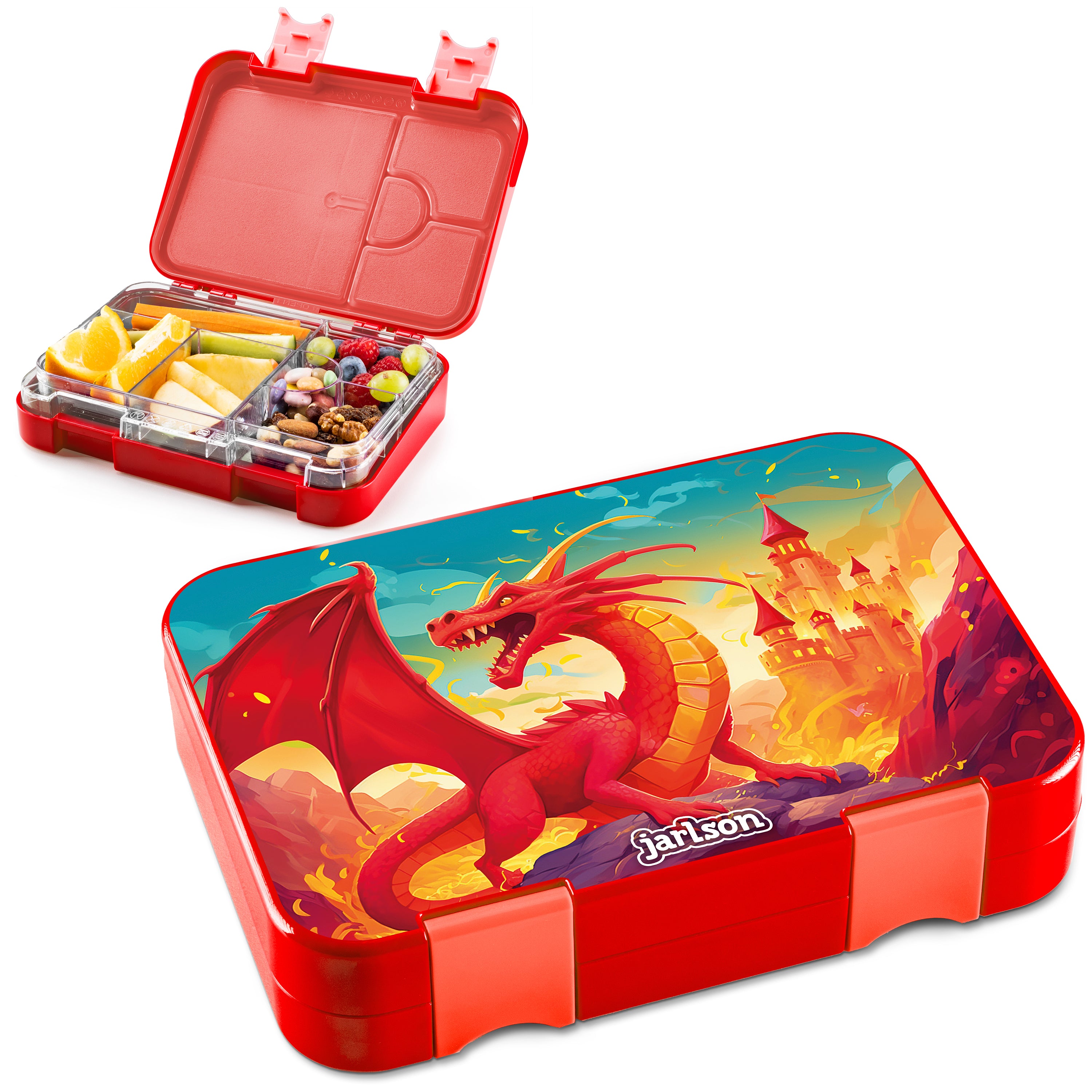 TONI Brotdose für Kinder mit 6 Fächern - Bento Box auslaufsicher