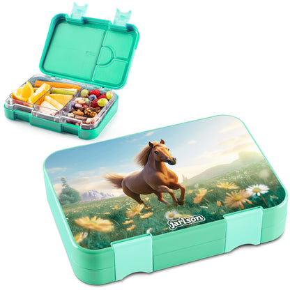 TONI Brotdose für Kinder mit 6 Fächern - Bento Box auslaufsicher