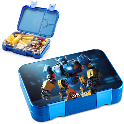 TONI Brotdose für Kinder mit 6 Fächern - Bento Box auslaufsicher