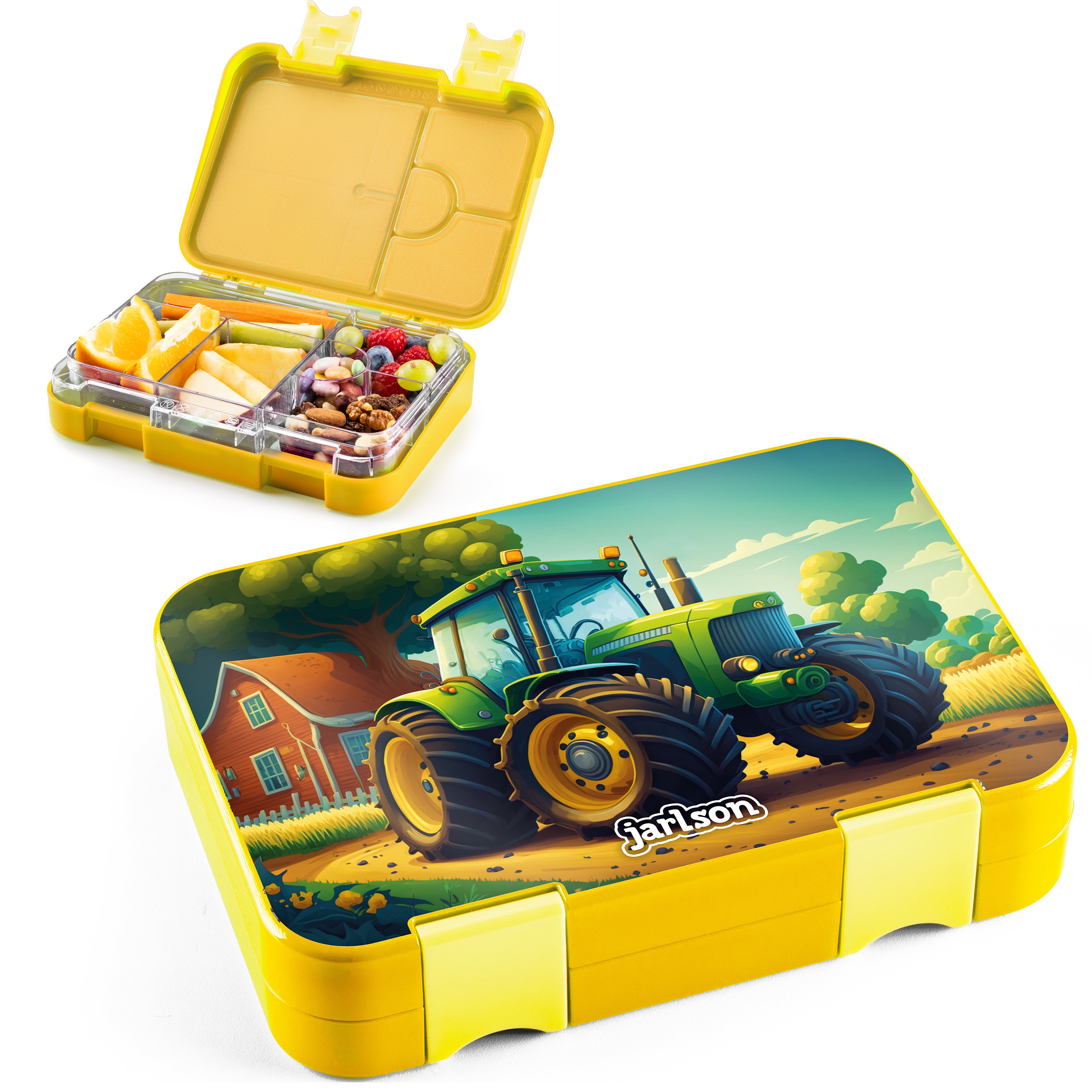 TONI Brotdose für Kinder mit 6 Fächern - Bento Box auslaufsicher