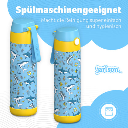 MALI Trinkflasche Edelstahl für Kinder mit Trinkausguss