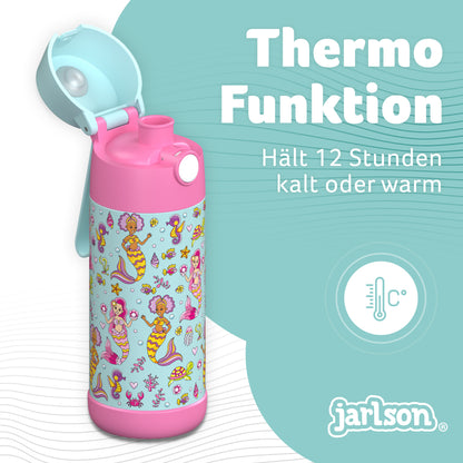 MALI Trinkflasche Edelstahl für Kinder mit Trinkausguss