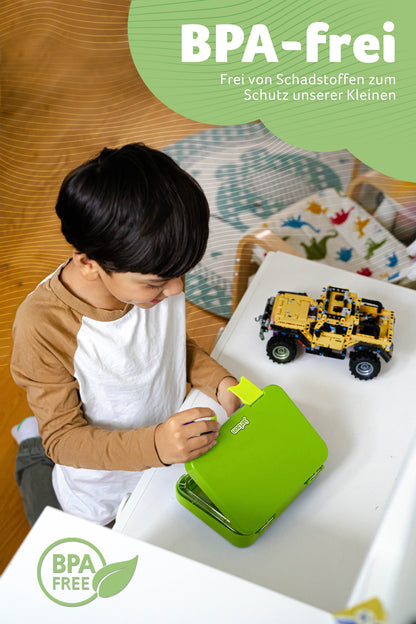 TONI Brotdose für Kinder mit 6 Fächern - Bento Box auslaufsicher