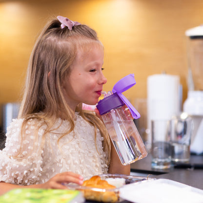 EMI Trinkflasche Tritan für Kinder mit Strohhalm 500ml