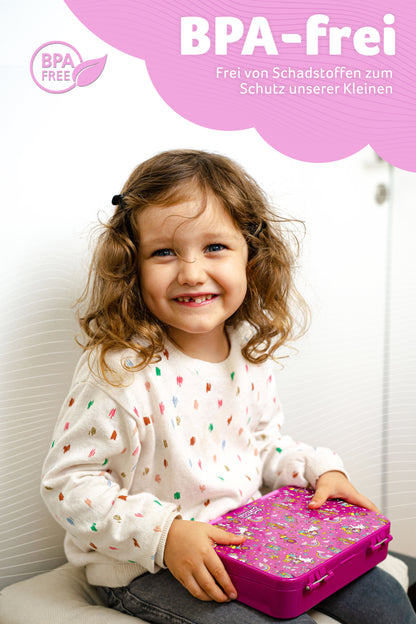 TONI Brotdose für Kinder mit 6 Fächern - Bento Box auslaufsicher