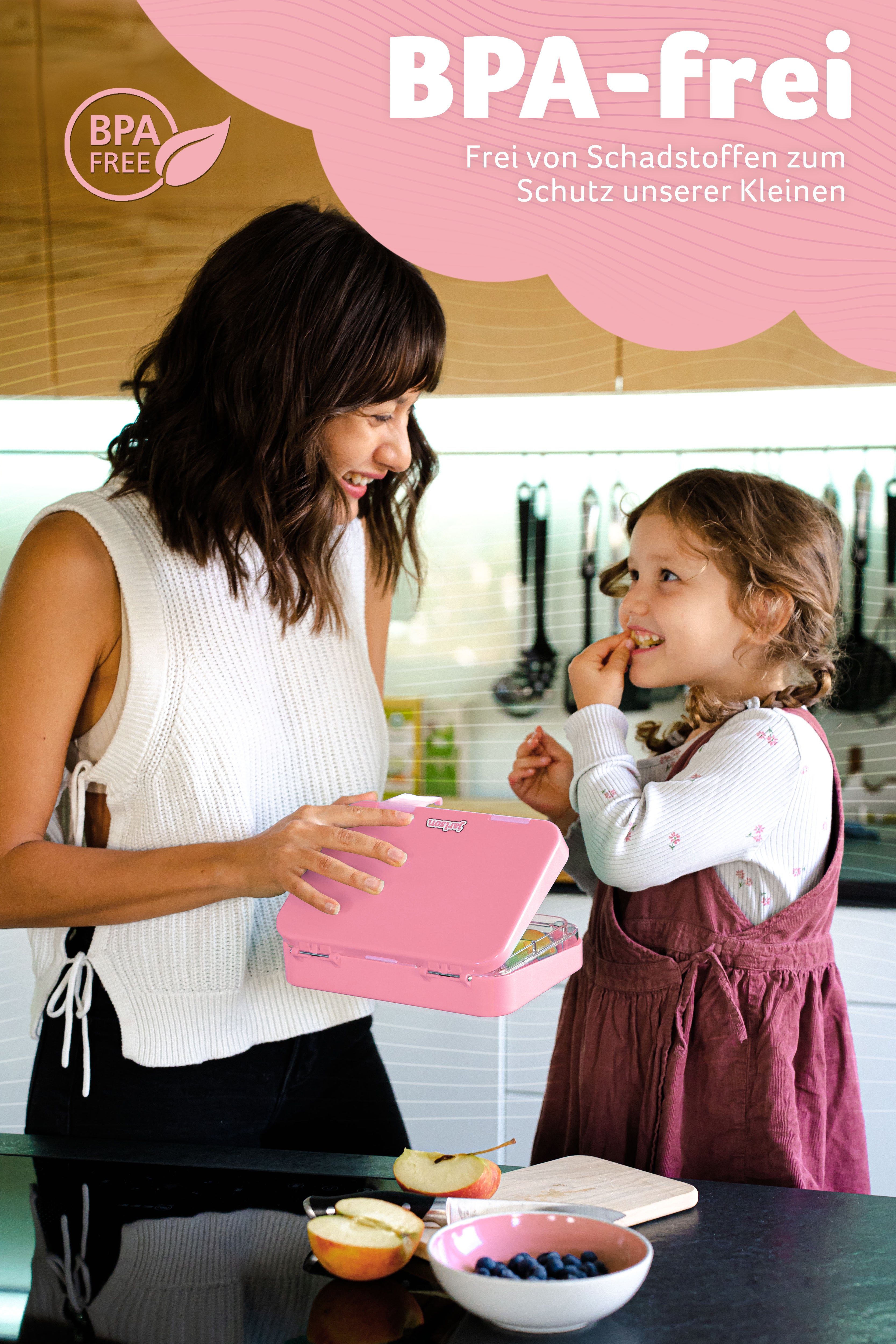 TONI Brotdose für Kinder mit 6 Fächern - Bento Box auslaufsicher