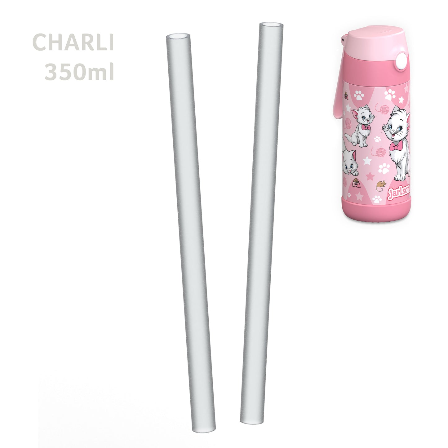 Strohhalme Erweiterung für 'CHARLI' Trinklflasche